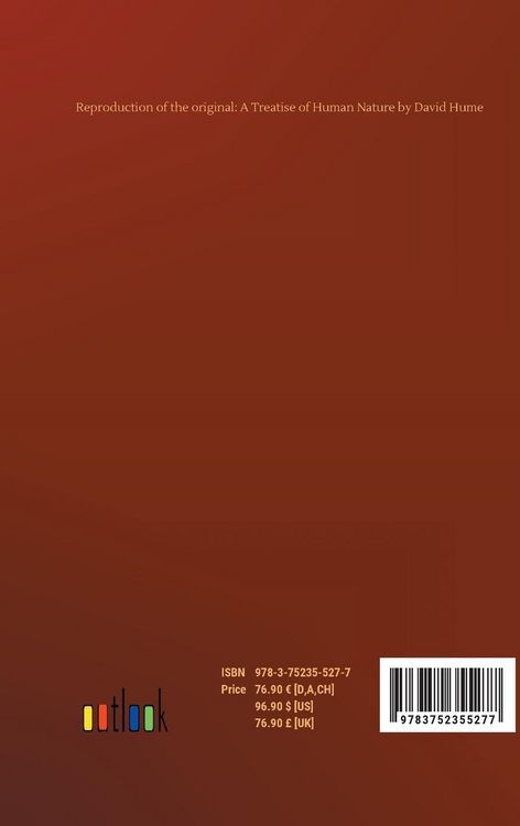 Produktbild: A Treatise of Human Nature