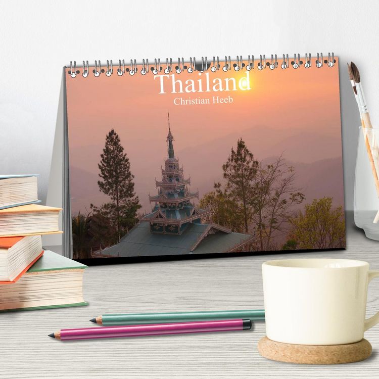 Produktbild: Thailand Christian Heeb (Tischkalender 2026 DIN A5 quer), CALVENDO Monatskalender