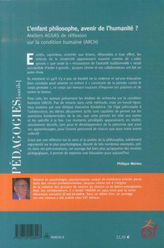 Produktbild: L'enfant philosophe, avenir de l'humanit&eacute; ?
