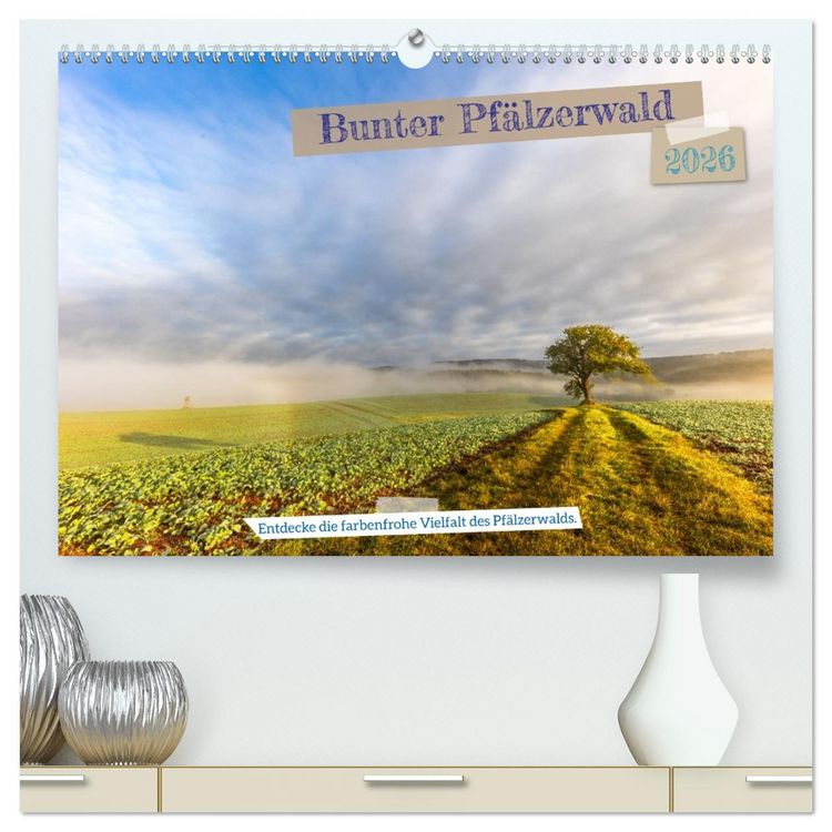 Produktbild: Bunter Pf&auml;lzerwald (hochwertiger Premium Wandkalender 2026 DIN A2 quer), Kunstdruck in Hochglanz