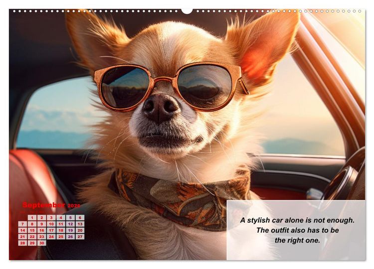 Produktbild: Great fun for Chihuahua lovers (Wall Calendar 2026 DIN A2 landscape), CALVENDO 12 Month Wall Calendar