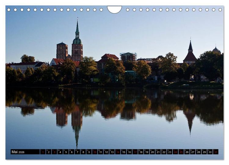 Produktbild: Ostseeperle Stralsund (Wandkalender 2026 DIN A4 quer), CALVENDO Monatskalender