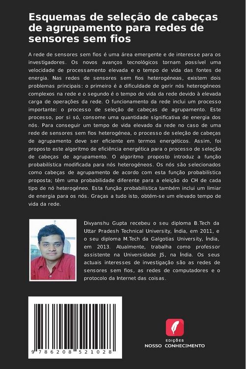 Produktbild: Esquemas de sele&ccedil;&atilde;o de cabe&ccedil;as de agrupamento para redes de sensores sem fios