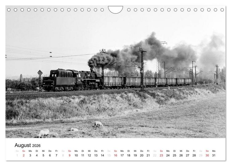 Produktbild: Dampfloks in der DDR (Wandkalender 2026 DIN A4 quer), CALVENDO Monatskalender