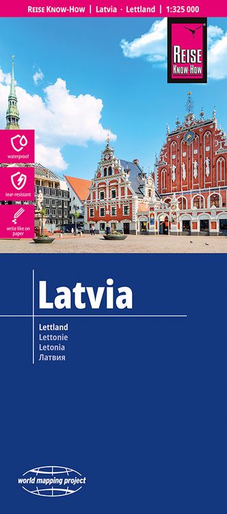 Produktbild: Reise Know-How Lettland | Latvia (1:325.000)