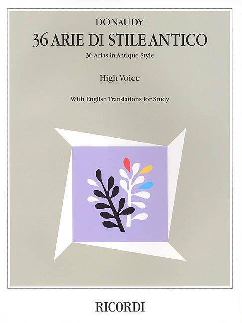 Produktbild: Stefano Donaudy: 36 Arie Di Stile Antico