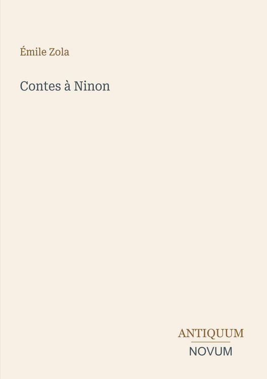 Produktbild: Contes &agrave; Ninon
