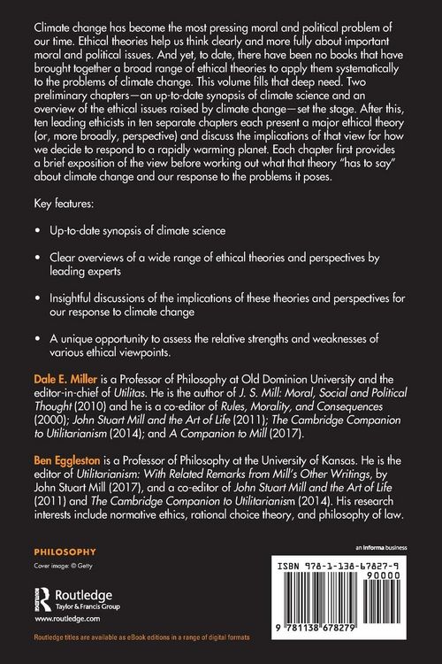 Produktbild: Moral Theory and Climate Change
