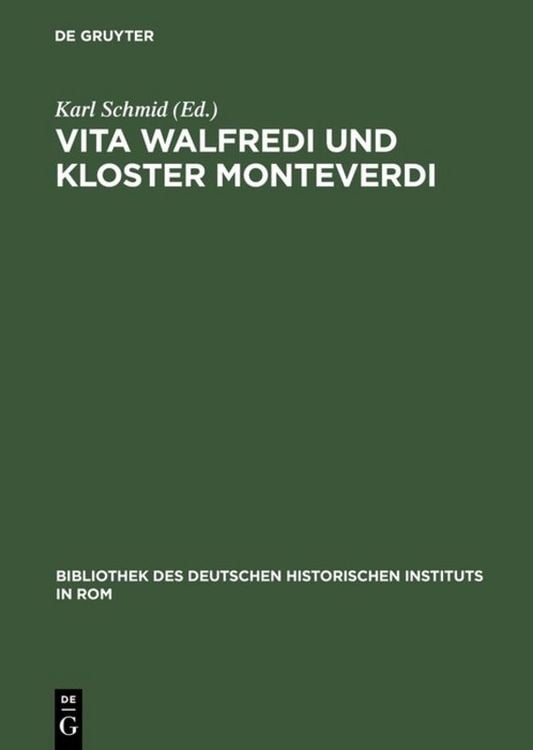 Produktbild: Vita Walfredi und Kloster Monteverdi