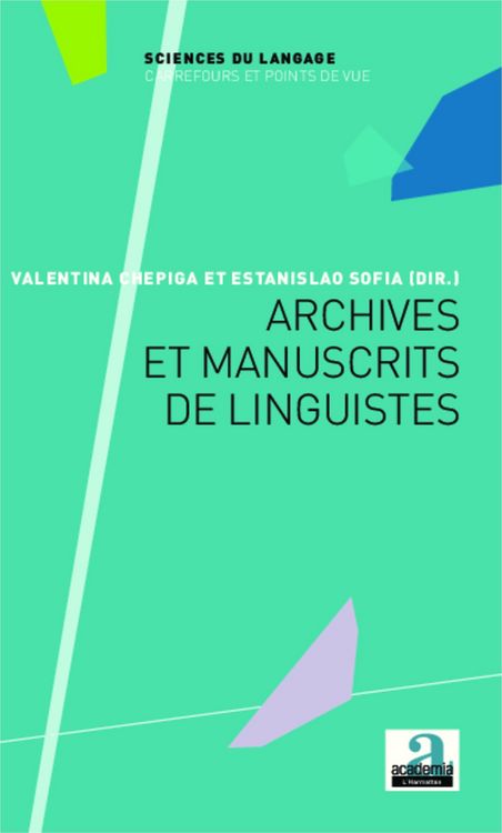 Produktbild: Archives et manuscrits de linguistes