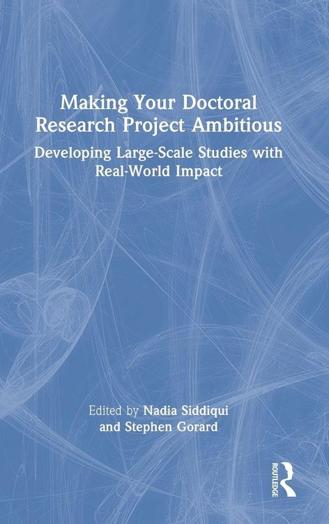 Produktbild: Making Your Doctoral Research Project Ambitious