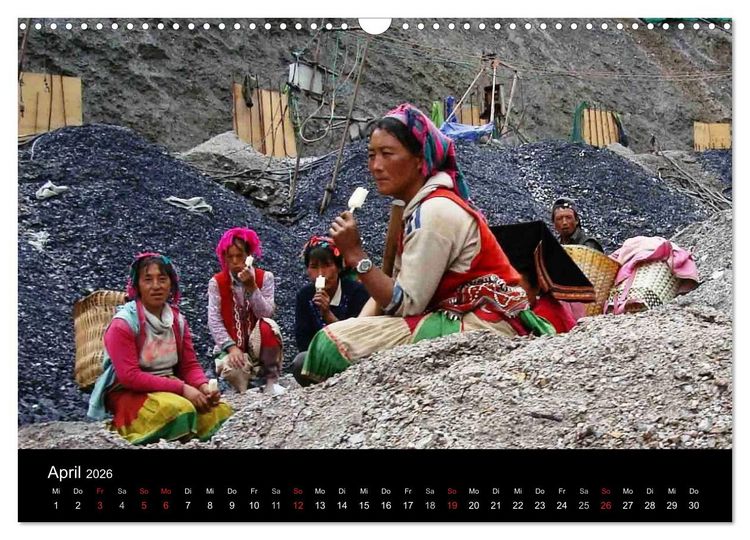 Produktbild: Impressionen aus China (Wandkalender 2026 DIN A3 quer), CALVENDO Monatskalender