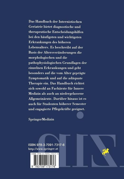 Produktbild: Handbuch der Internistischen Geriatrie