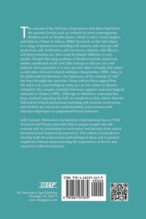 Produktbild: Self-Concept, Motivation and Identity