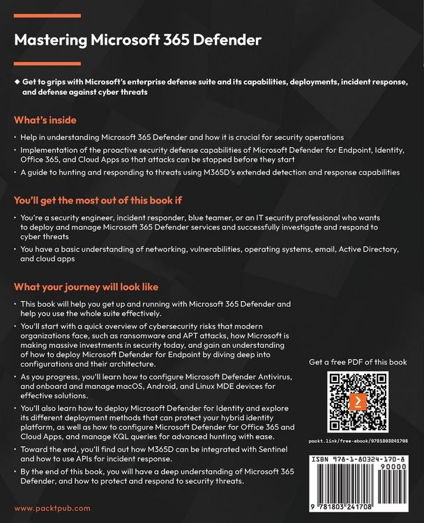 Produktbild: Mastering Microsoft 365 Defender