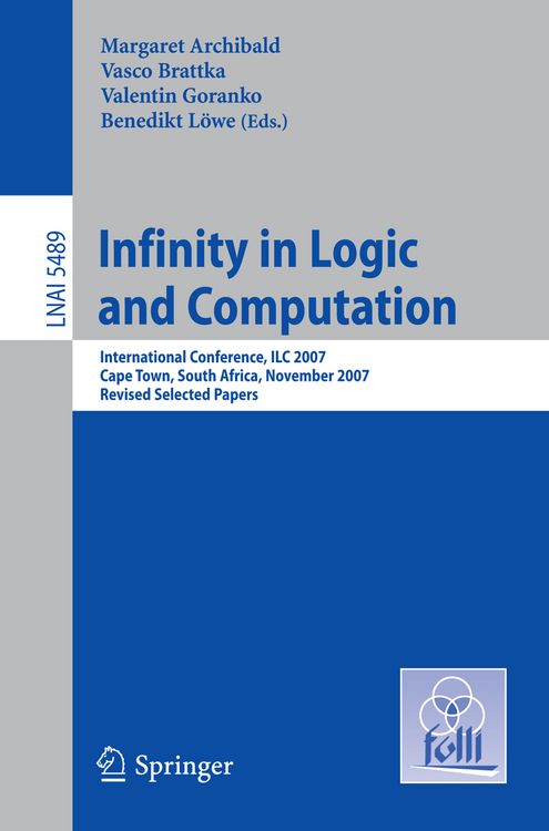 Produktbild: Infinity in Logic and Computation