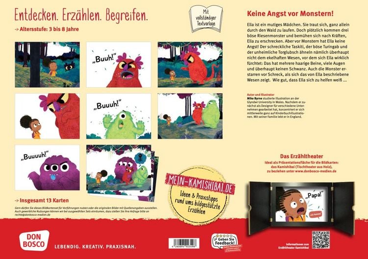 Produktbild: Vor Monstern hab ich keine Angst! Kamishibai Bildkartenset