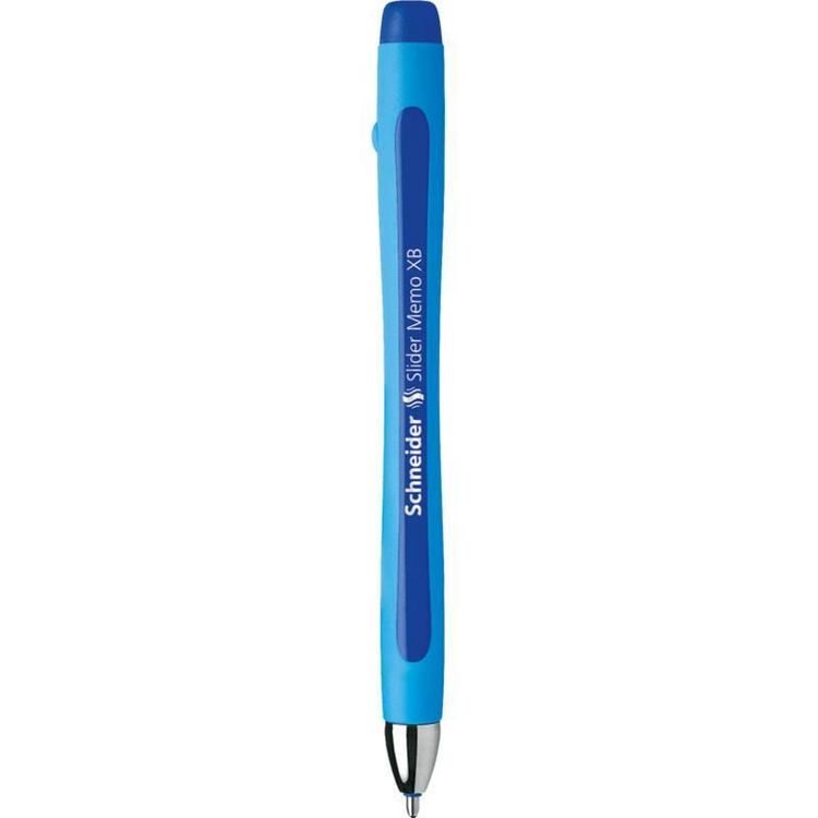 Produktbild: Kugelschreiber Slider Memo (mit Kappe, Strichst&auml;rke: XB) blau