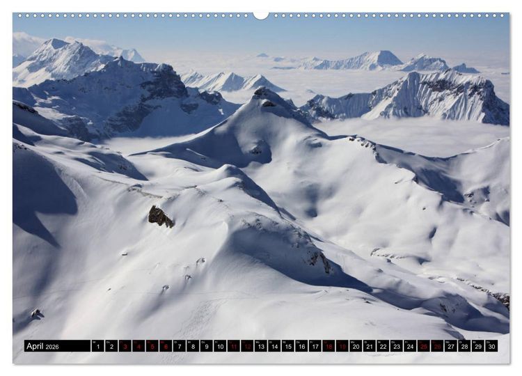 Produktbild: Bergmagie &ndash; Fotos aus dem Berner Oberland (hochwertiger Premium Wandkalender 2026 DIN A2 quer), Kunstdruck in Hochglanz