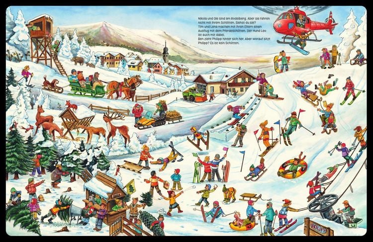 Produktbild: Mein gro&szlig;es Wimmelbilderbuch Weihnachten