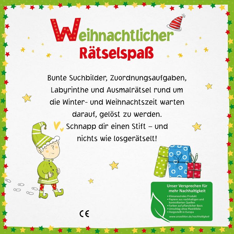 Produktbild: Mein dicker R&auml;tselblock Weihnachten