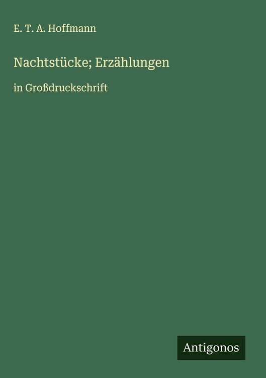 Produktbild: Nachtst&uuml;cke; Erz&auml;hlungen