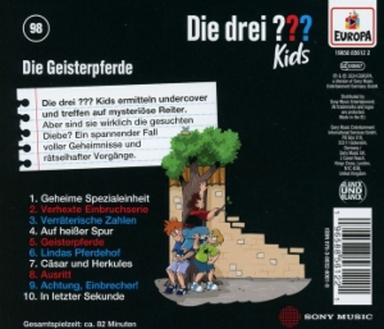 Produktbild: Die drei ??? Kids 98: Die Geisterpferde