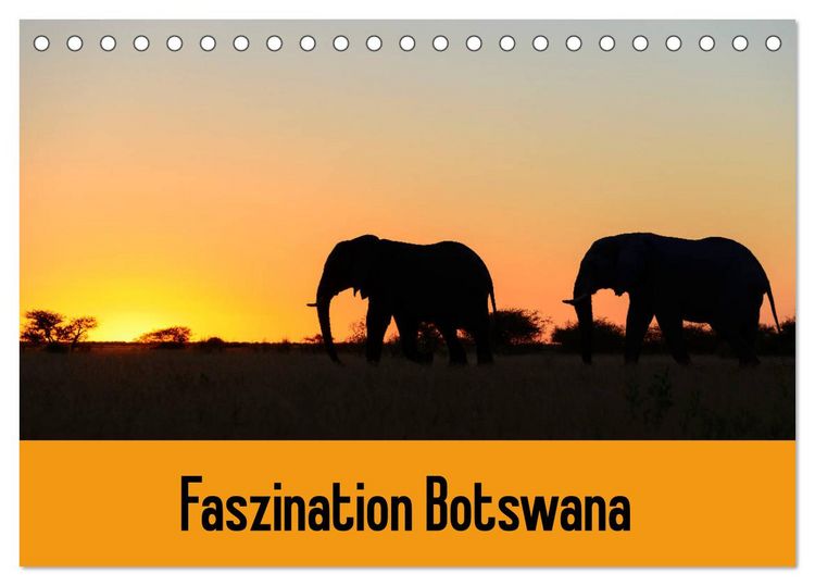 Produktbild: Faszination Botswana (Tischkalender 2026 DIN A5 quer), CALVENDO Monatskalender