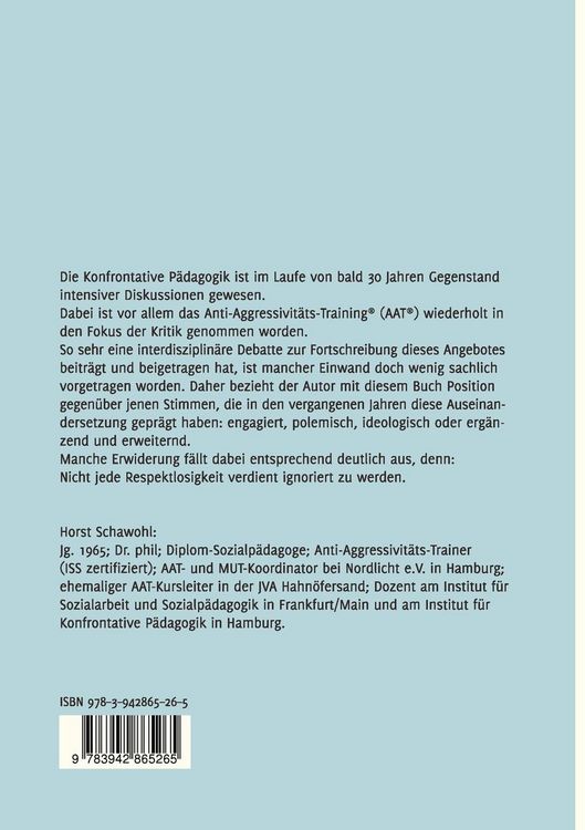 Produktbild: Zur Kritik am Anti-Aggressivit&auml;ts-Training
