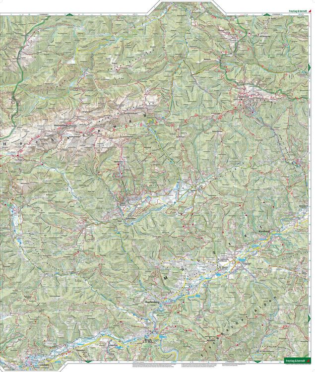 Produktbild: Freytag & berndt Wanderkarte WK 0041 Hochschwab, Veitschalpe - Eisenerz - Bruck an der Mur 1:50.000