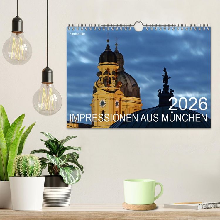 Produktbild: Impressionen aus M&uuml;nchen (Wandkalender 2026 DIN A4 quer), CALVENDO Monatskalender
