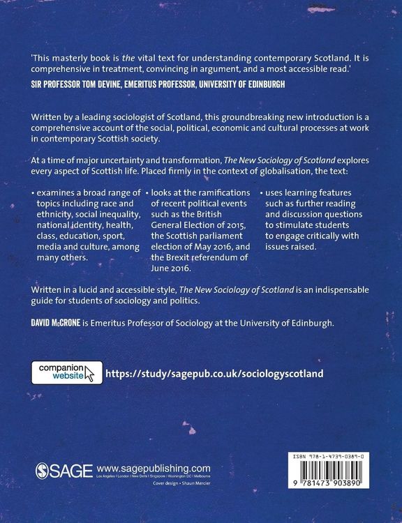 Produktbild: The New Sociology of Scotland