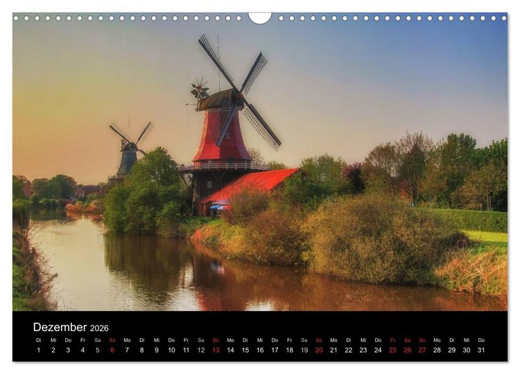 Produktbild: Im Norden - An der Nordsee in Deutschland (Wandkalender 2026 DIN A3 quer), CALVENDO Monatskalender