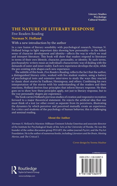 Produktbild: The Nature of Literary Response