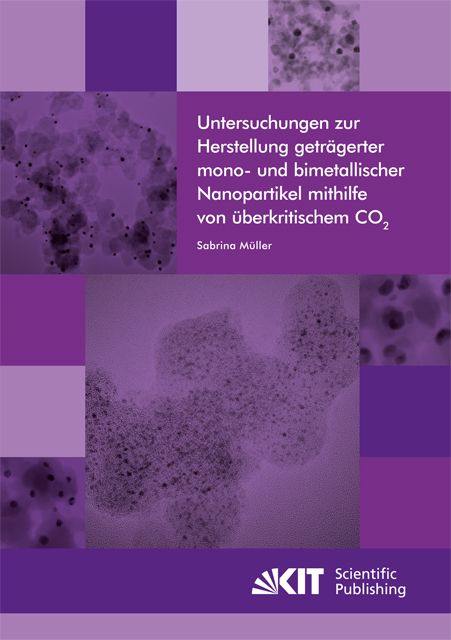 Produktbild: Untersuchungen zur Herstellung getr&auml;gerter mono- und bimetallischer Nanopartikel mithilfe von &uuml;berkritischem CO2