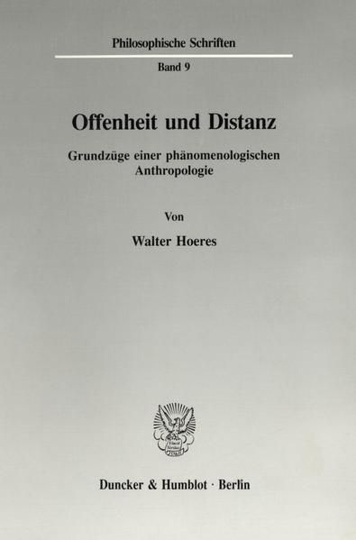 Produktbild: Offenheit und Distanz.