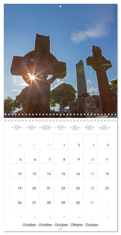 Produktbild: Celtic Crosses in Ireland (Wall Calendar 2026 12 &times; 12 Inch) CALVENDO 12 Month Wall Calendar
