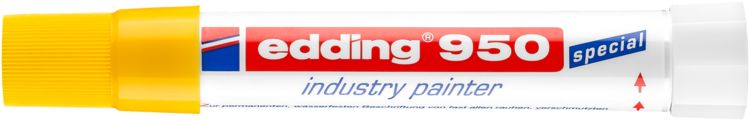 Produktbild: Edding 950 industry painter 4-950005 Industriemarker Gelb wasserfest: Ja