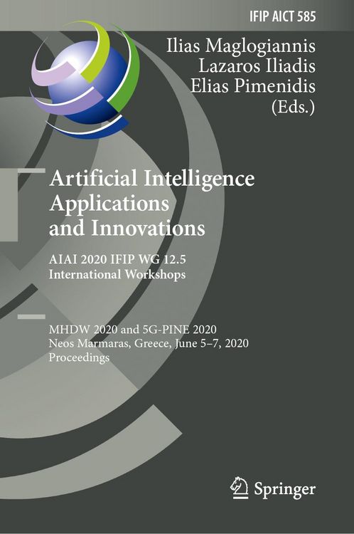 Produktbild: Artificial Intelligence Applications and Innovations. AIAI 2020 IFIP WG 12.5 International Workshops