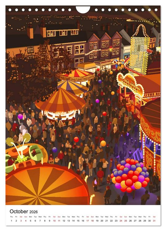 Produktbild: Ilkeston, Past and Present (Wall Calendar 2026 DIN A4 portrait), CALVENDO 12 Month Wall Calendar