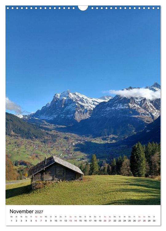 Produktbild: Traumhafte Bergwelt - Im Bann des Lichts (Wandkalender 2027 DIN A3 hoch), CALVENDO Monatskalender