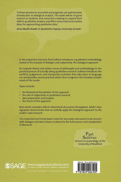 Produktbild: Qualitative Data Analysis Using a Dialogical Approach