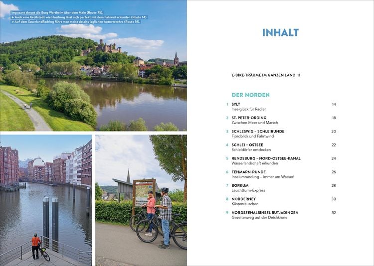 Produktbild: Die 100 sch&ouml;nsten E-Bike-Touren in Deutschland