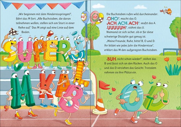 Produktbild: Lesel&ouml;wen ABC-Geschichten - Alle Buchstaben, fertig, los!