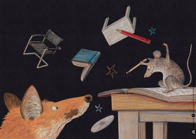 Produktbild: Pippilothek??? Eine Bibliothek wirkt Wunder. Kamishibai Bildkartenset