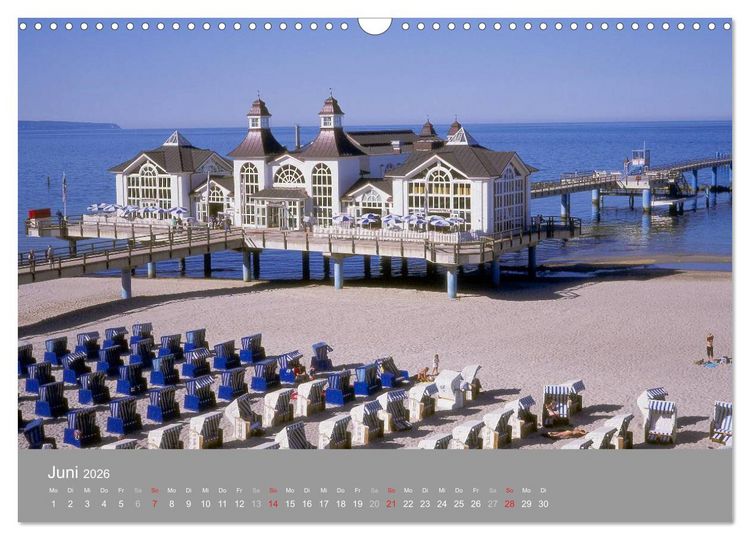 Produktbild: Blick auf die Nord-und Ostsee (Wandkalender 2026 DIN A3 quer), CALVENDO Monatskalender
