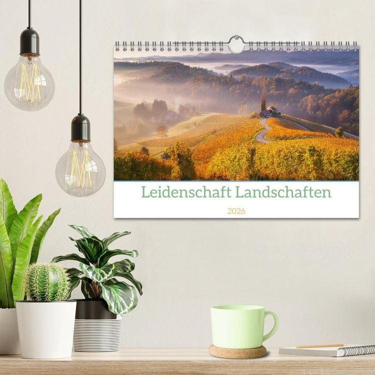 Produktbild: Leidenschaft Landschaften (Wandkalender 2026 DIN A4 quer), CALVENDO Monatskalender