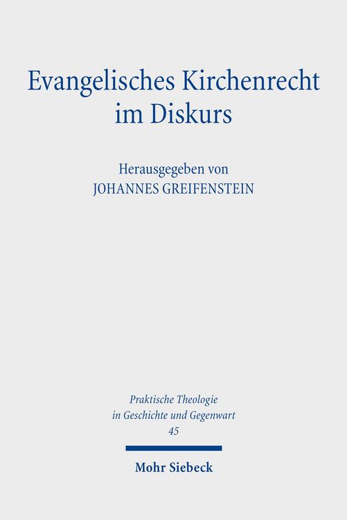 Produktbild: Evangelisches Kirchenrecht im Diskurs