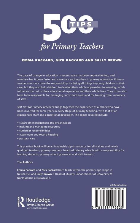 Produktbild: 500 Tips for Primary School Teachers