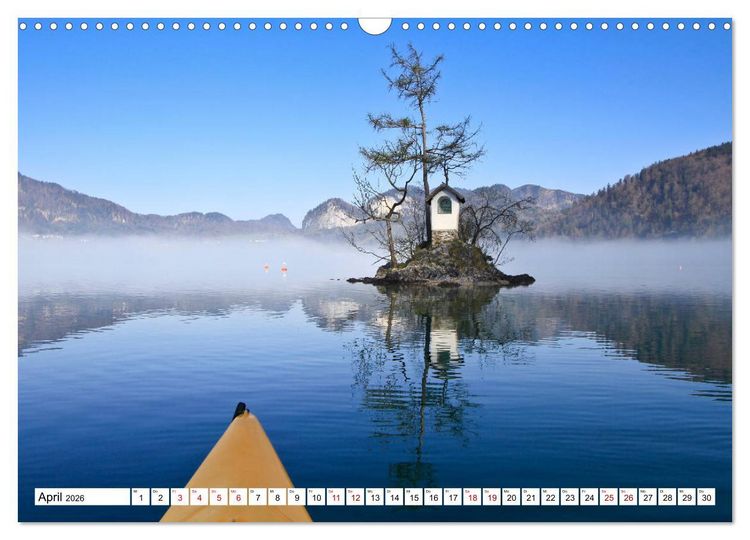 Produktbild: Kajaktour am Wolfgangsee (Wandkalender 2026 DIN A3 quer), CALVENDO Monatskalender